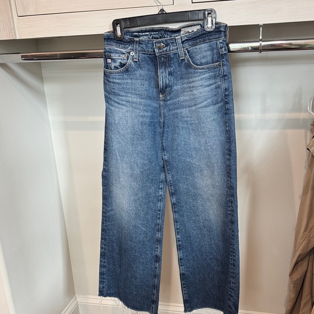 AG Saige wide leg crop Jean